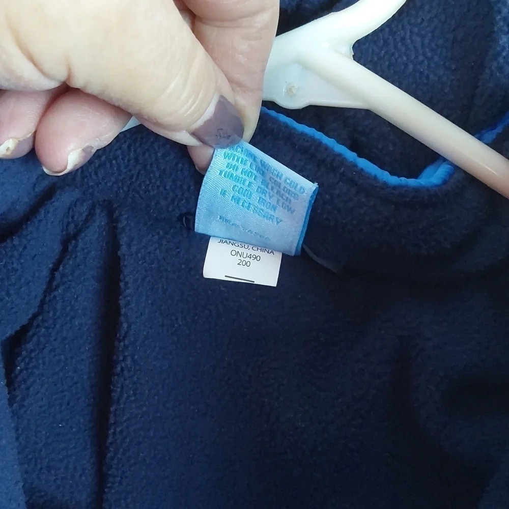 U.S POLO Assn Blue SnowSuit Logo Designer Baby Sz.6/9 Months